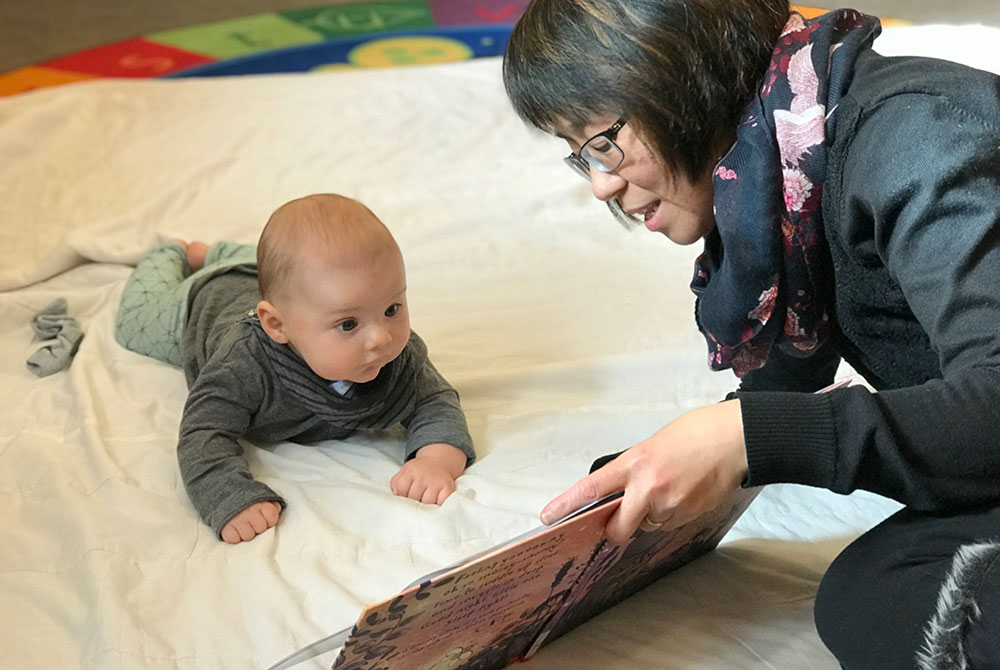 Baby and Parent Reading